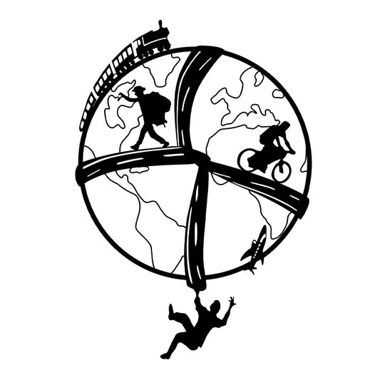 Διακοσμητικό τοίχου Free Soul Megapap μεταλλικό χρώμα μαύρο 40x2x57εκ. - Hippiehome.gr