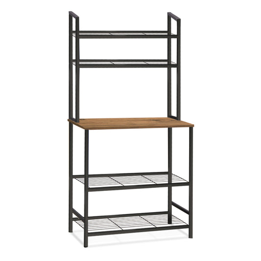 Έπιπλο κουζίνας Mulligan Megapap μεταλλικό - μελαμίνης χρώμα μαύρο - pine oak 81x40,5x160εκ. - Hippiehome.gr