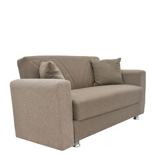 Καναπές Κρεβάτι Διθέσιος JUAN Καφέ 151x82x80cm - Hippiehome.gr