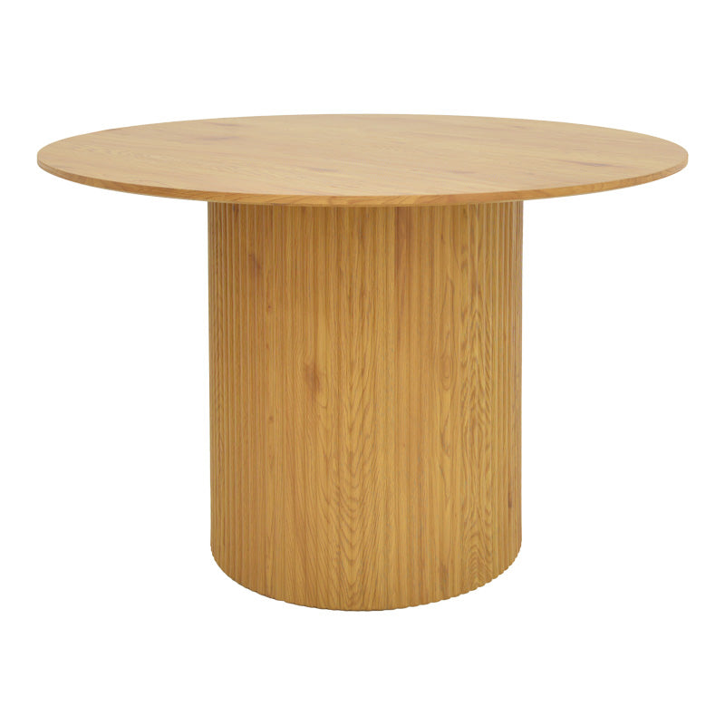 Τραπέζι Karulo pakoworld mdf σε sonoma απόχρωση Φ120x76εκ - Hippiehome.gr