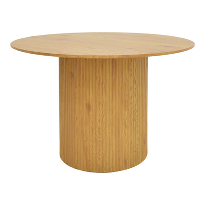 Τραπέζι Karulo pakoworld mdf σε sonoma απόχρωση Φ120x76εκ - Hippiehome.gr