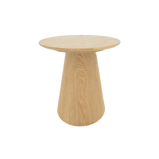 Τραπέζι σαλονιού Donda pakoworld mdf-μέταλλο σε sonoma απόχρωση Φ60x46εκ - Hippiehome.gr