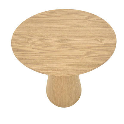 Tραπέζι Donda pakoworld mdf sonoma Φ100x76εκ - Hippiehome.gr