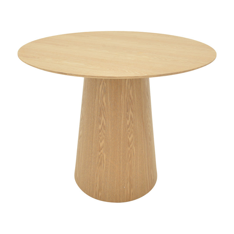 Tραπέζι Donda pakoworld mdf sonoma Φ100x76εκ - Hippiehome.gr