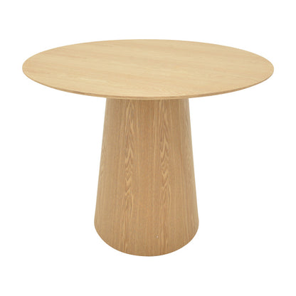 Tραπέζι Donda pakoworld mdf sonoma Φ100x76εκ - Hippiehome.gr