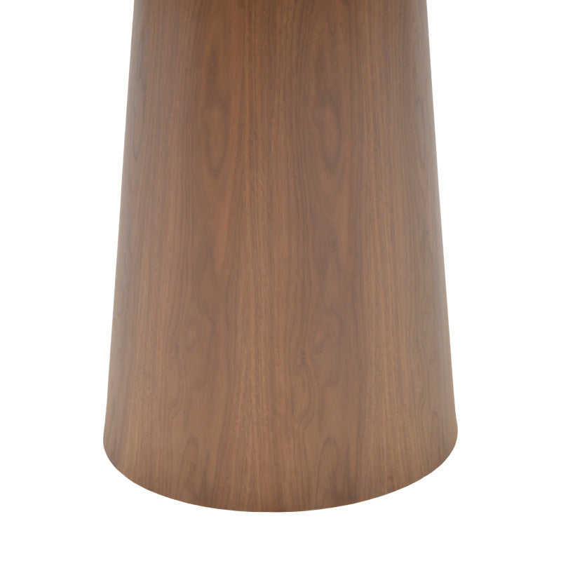 Tραπέζι Donda pakoworld mdf καρυδί Φ100x76εκ - Hippiehome.gr