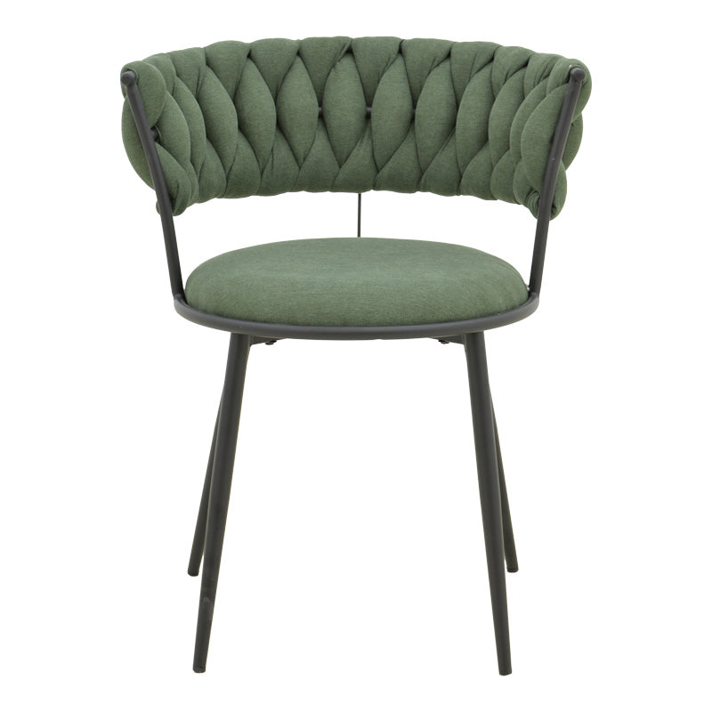 Πολυθρόνα Alkia I pakoworld ύφασμα σε χακί απόχρωση- πόδι μαύρο μέταλλο 57x58.5x72εκ - Hippiehome.gr