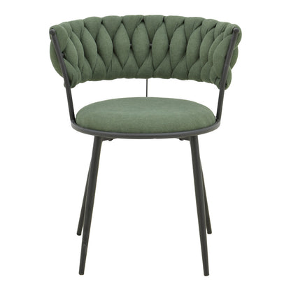 Πολυθρόνα Alkia I pakoworld ύφασμα σε χακί απόχρωση- πόδι μαύρο μέταλλο 57x58.5x72εκ - Hippiehome.gr