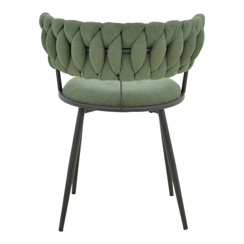 Πολυθρόνα Alkia I pakoworld ύφασμα σε χακί απόχρωση- πόδι μαύρο μέταλλο 57x58.5x72εκ - Hippiehome.gr