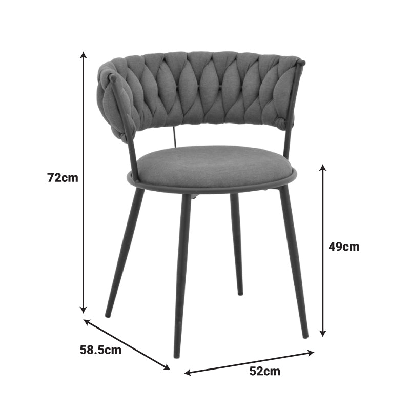 Πολυθρόνα Alkia I pakoworld ύφασμα σε χακί απόχρωση- πόδι μαύρο μέταλλο 57x58.5x72εκ - Hippiehome.gr
