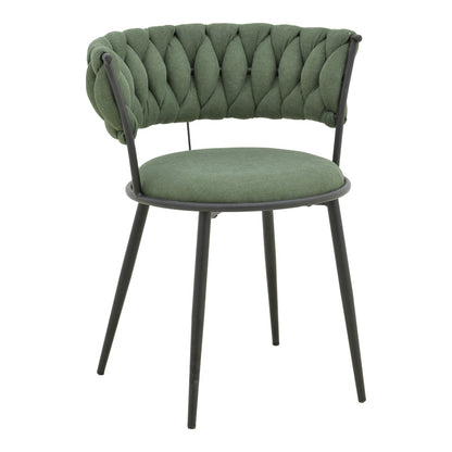 Πολυθρόνα Alkia I pakoworld ύφασμα σε χακί απόχρωση- πόδι μαύρο μέταλλο 57x58.5x72εκ - Hippiehome.gr