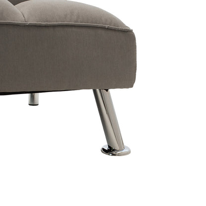 Καναπές-κρεβάτι Rebel pakoworld 3θέσιος με ύφασμα γκρι 189x92x82εκ - Hippiehome.gr