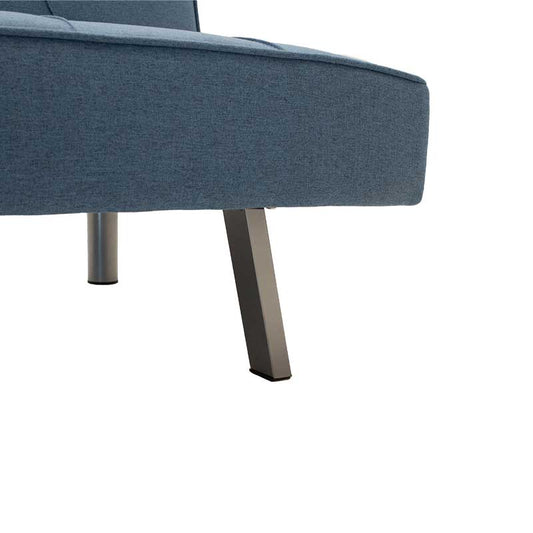 Καναπές-κρεβάτι Travis pakoworld 3θέσιος με ύφασμα ανοικτό μπλε 175x83x74εκ - Hippiehome.gr