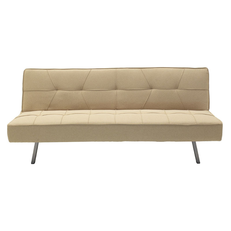 Καναπές-κρεβάτι Travis pakoworld 3θέσιος με ύφασμα μπεζ 175x83x74εκ - Hippiehome.gr