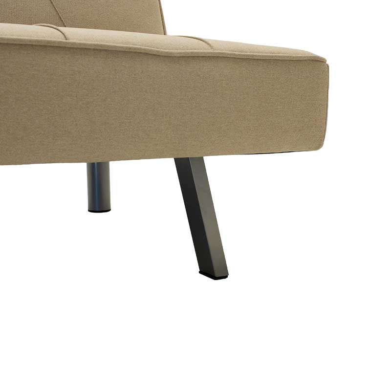Καναπές-κρεβάτι Travis pakoworld 3θέσιος με ύφασμα μπεζ 175x83x74εκ - Hippiehome.gr