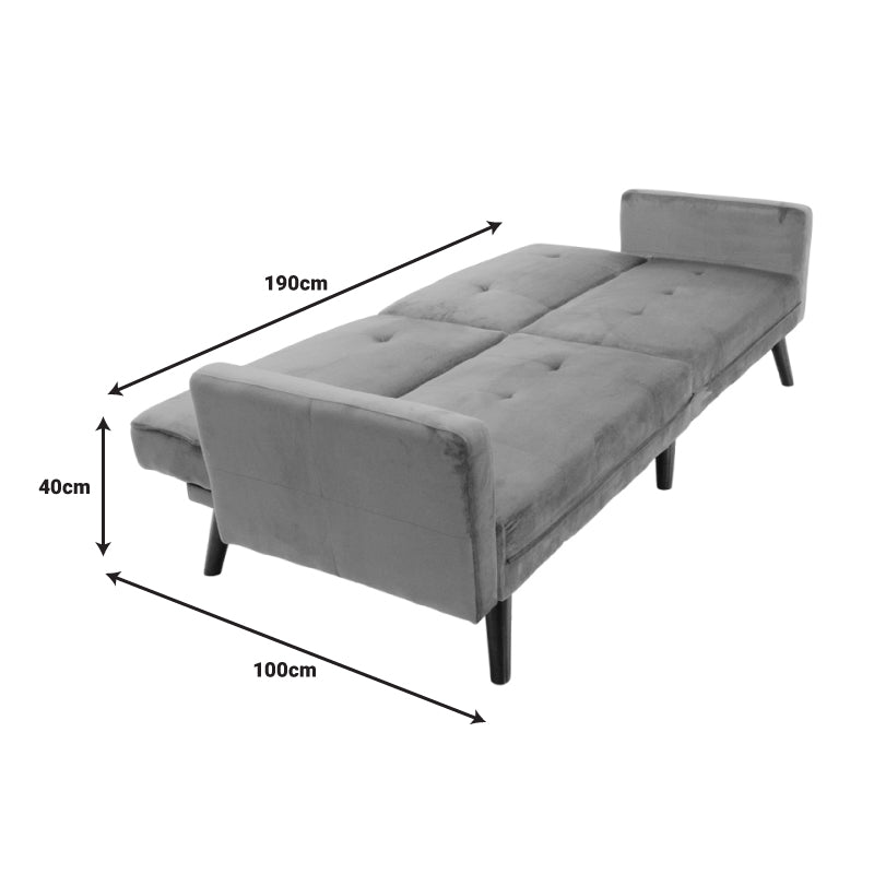 Καναπές γωνία-κρεβάτι με υποπόδιο Dream pakoworld σάπιο μήλο βελούδο 209x157x80εκ - Hippiehome.gr