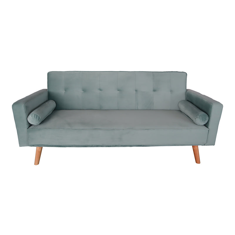 Καναπές-κρεβάτι Success pakoworld 3θέσιος βελούδο σε μέντα απόχρωση 190x80x84εκ - Hippiehome.gr