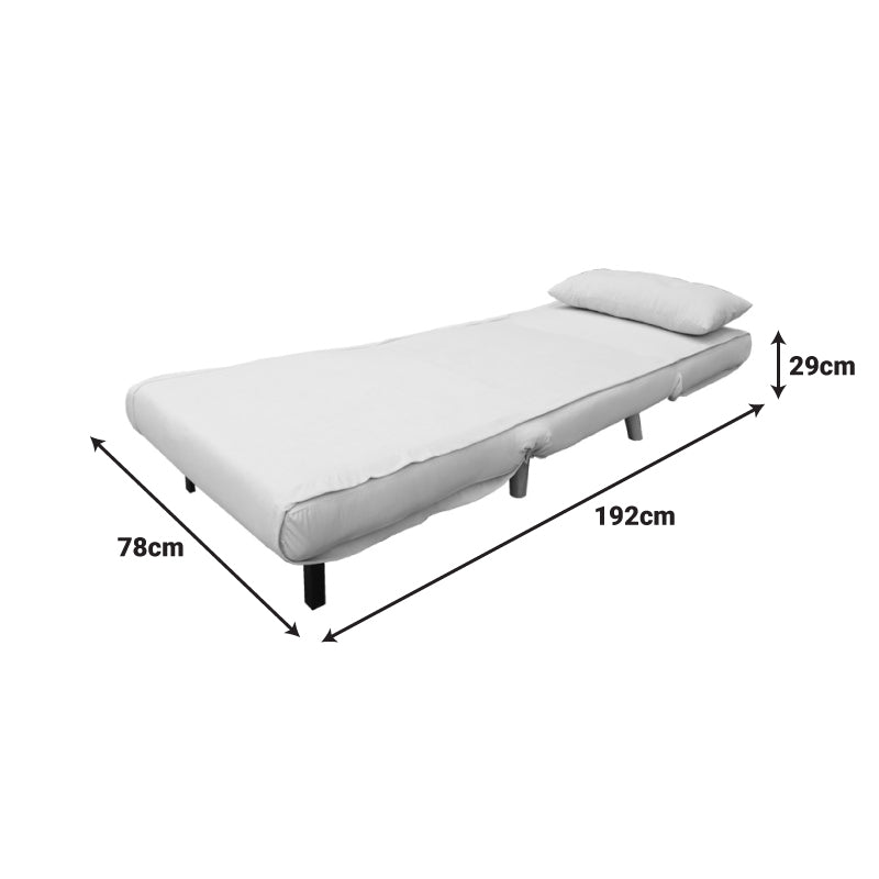 Πολυθρόνα-κρεβάτι Josuane I pakoworld ύφασμα σε ανθρακί απόχρωση 78x80x81εκ - Hippiehome.gr