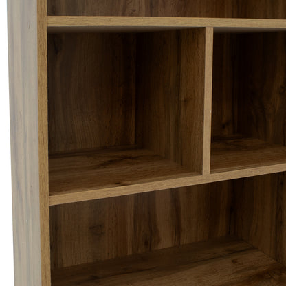 Βιβλιοθήκη Lucinda pakoworld oak 120x29.8x180.5εκ - Hippiehome.gr