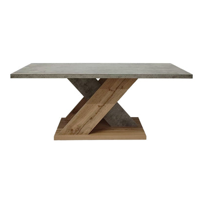 Τραπέζι σαλονιού Solange pakoworld σε γκρι-sonoma απόχρωση 110x55x47.5εκ - Hippiehome.gr