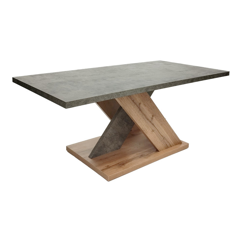 Τραπέζι σαλονιού Solange pakoworld σε γκρι-sonoma απόχρωση 110x55x47.5εκ - Hippiehome.gr