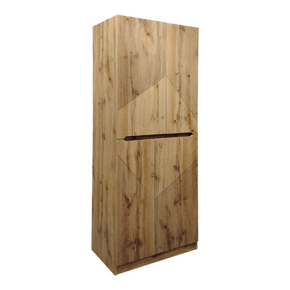 Παπουτσοθήκη-ντουλάπι Kebell pakoworld σε oak απόχρωση 71x41.5x180.4εκ - Hippiehome.gr