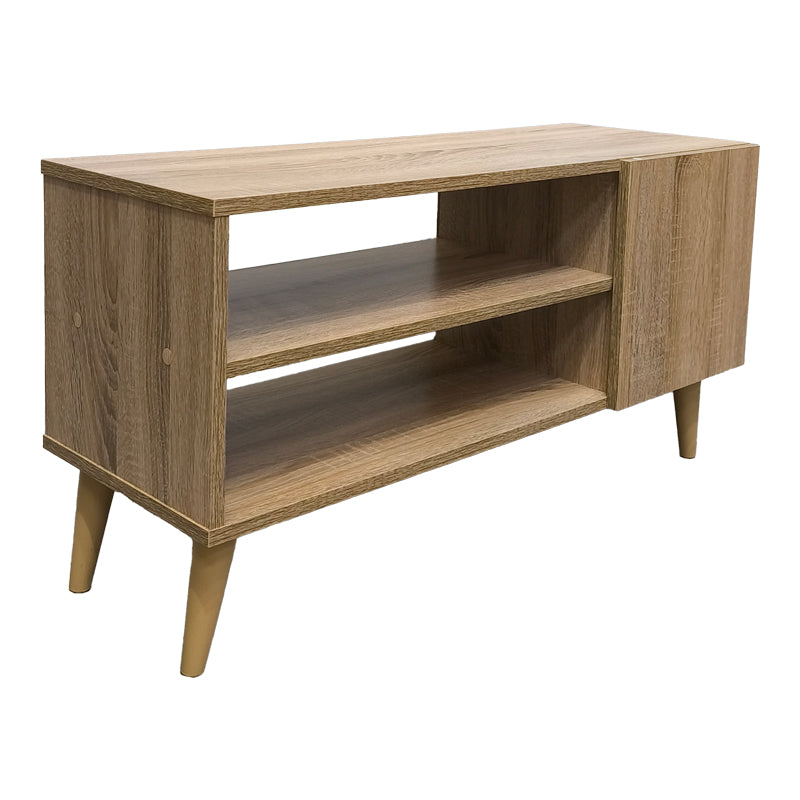 Έπιπλο τηλεόρασης Orianne pakoworld σε sonoma απόχρωση 90x32x46εκ - Hippiehome.gr