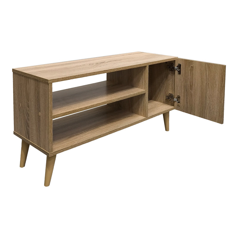 Έπιπλο τηλεόρασης Orianne pakoworld σε sonoma απόχρωση 90x32x46εκ - Hippiehome.gr