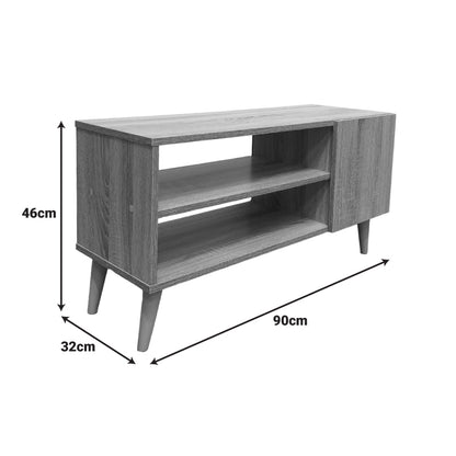 Έπιπλο τηλεόρασης Orianne pakoworld σε sonoma απόχρωση 90x32x46εκ - Hippiehome.gr