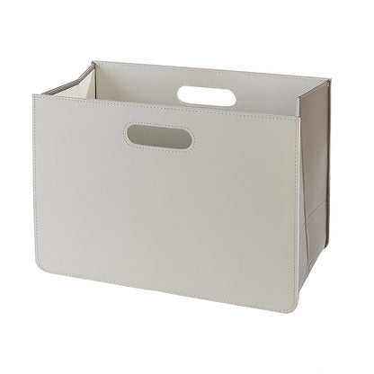 Θήκη Για Περιοδικά ArteLibre Λευκό Δερματίνη/Ύφασμα 19x40x30cm - Hippiehome.gr