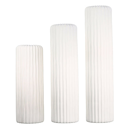 Βάζο ArteLibre Λευκό Πορσελάνη 58cm - Hippiehome.gr