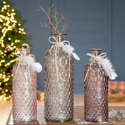 Βάζο ArteLibre Μπουκάλι Γυαλί 7x20.5cm Σε 3 Χρώματα - Hippiehome.gr