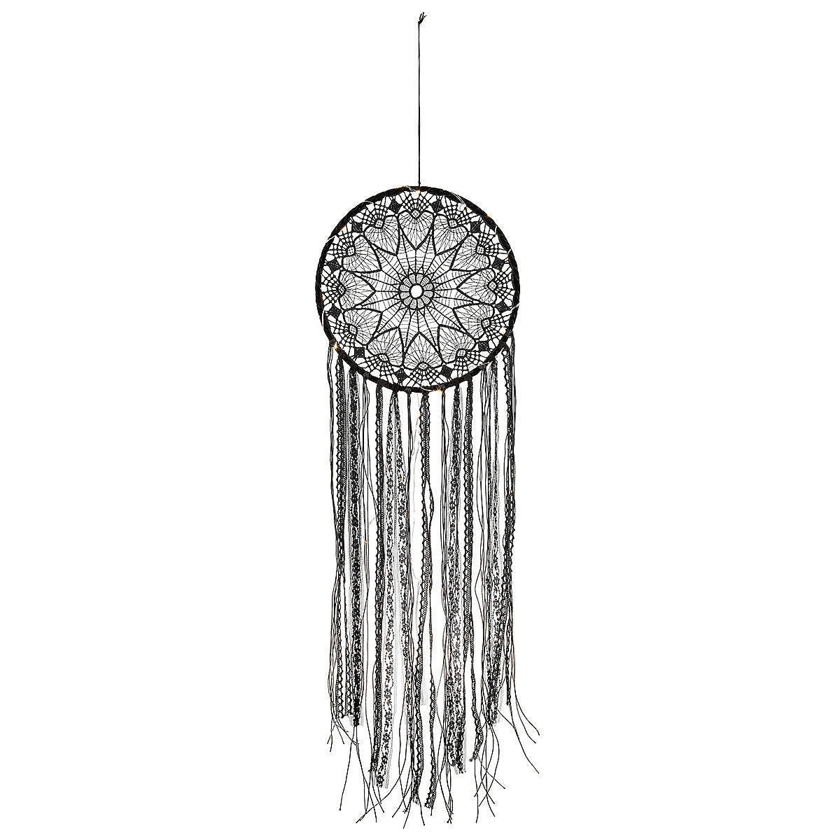 Διακοσμητικό Κρεμαστό ArteLibre Μάτι Φωτιζόμενο LED Μαύρο Ύφασμα 0.5x26x86cm - Hippiehome.gr