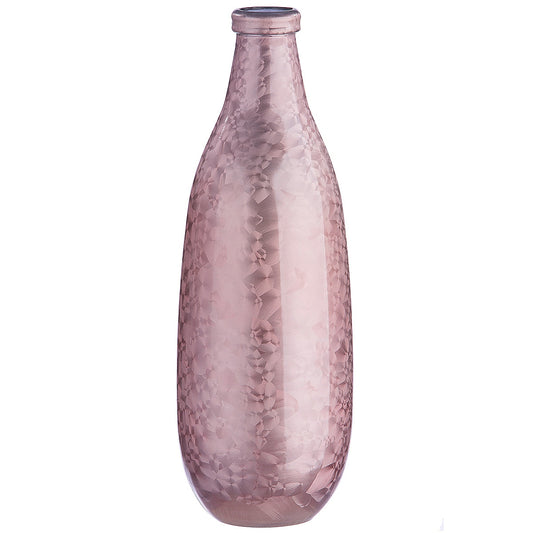 Βάζο ArteLibre Μπουκάλι Μοβ Γυαλί 41cm - Hippiehome.gr