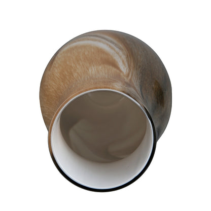 Βάζο ArteLibre Καφέ Γυαλί 40cm - Hippiehome.gr