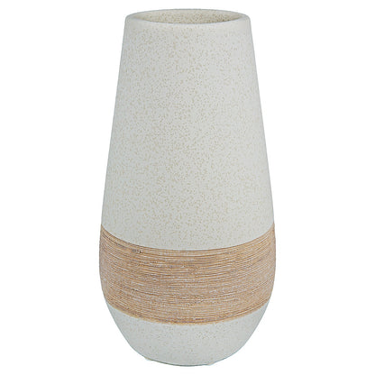 Βάζο ArteLibre Μπεζ Κεραμικό 25cm - Hippiehome.gr