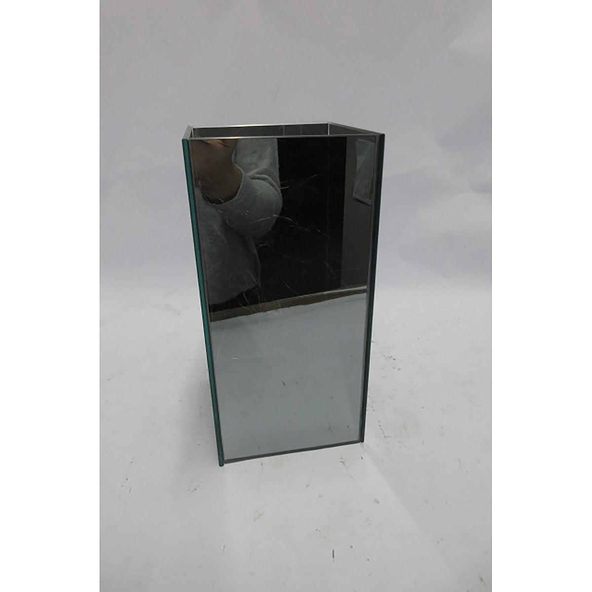 Διακοσμητικό ArteLibre Κύβος Φωτιζόμενος Με 50 LED Ασημί Γυαλί 12x12x24cm - Hippiehome.gr