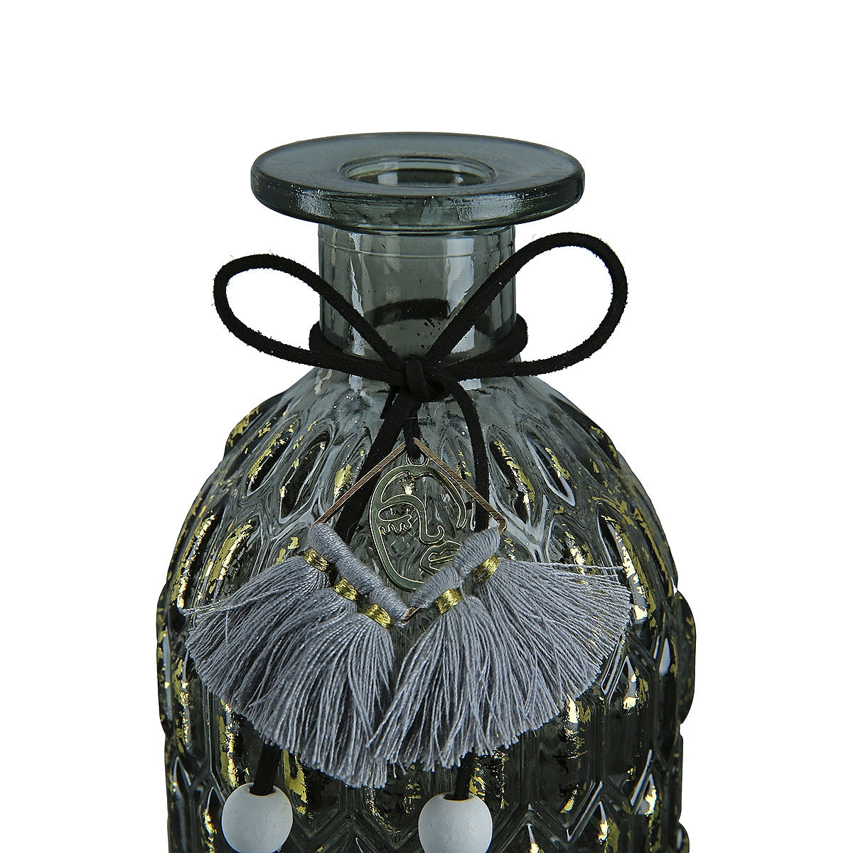 Βάζο ArteLibre Μπουκάλι Γυαλί 7x7x20.5cm Σε 3 Χρώματα - Hippiehome.gr