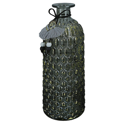 Βάζο ArteLibre Μπουκάλι Γυαλί 8.5x8.5x25cm Σε 3 Χρώματα - Hippiehome.gr