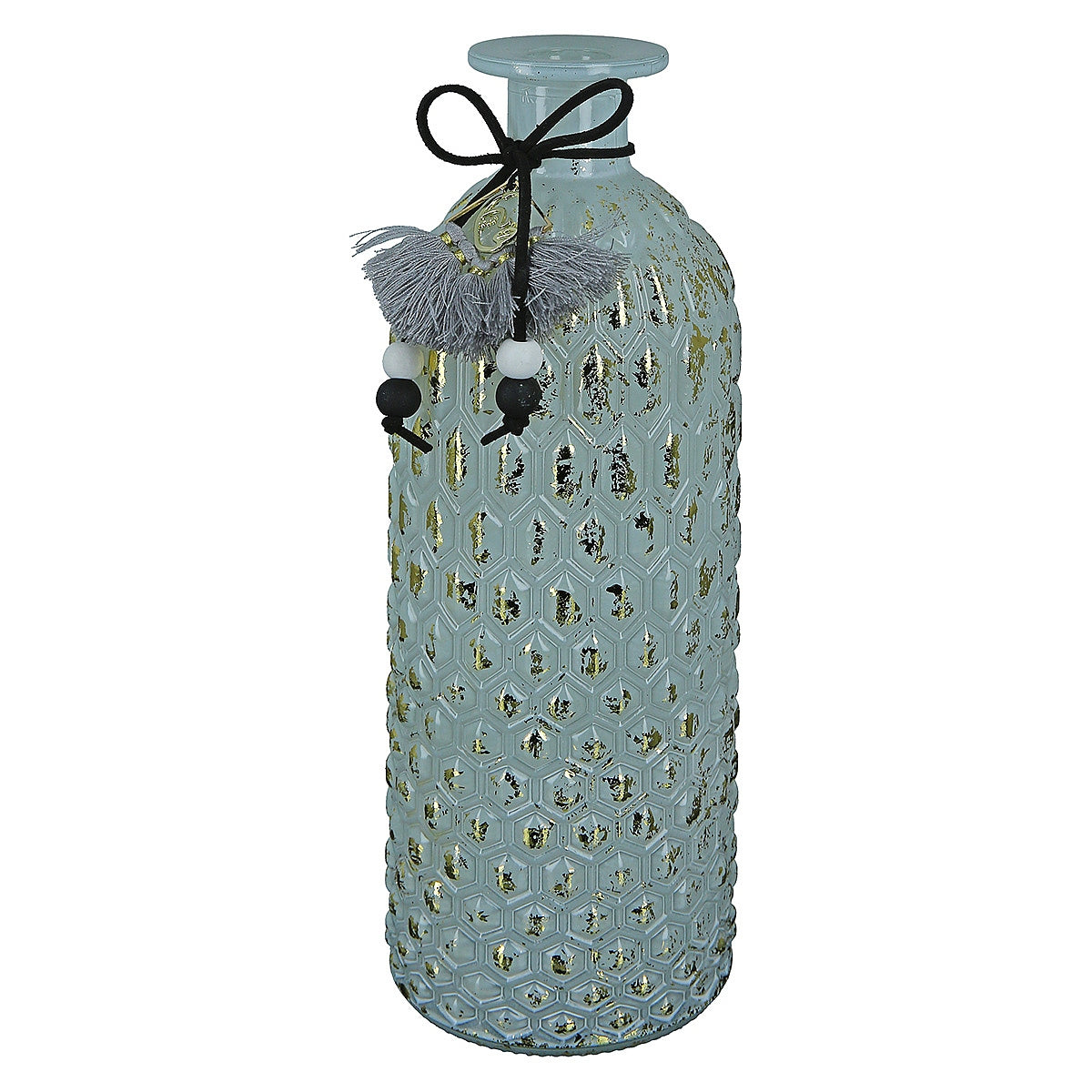 Βάζο ArteLibre Μπουκάλι Γυαλί 8.5x8.5x25cm Σε 3 Χρώματα - Hippiehome.gr