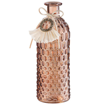 Βάζο ArteLibre Μπουκάλι Γυαλί 8.5x8.5x25cm Σε 2 Χρώματα - Hippiehome.gr