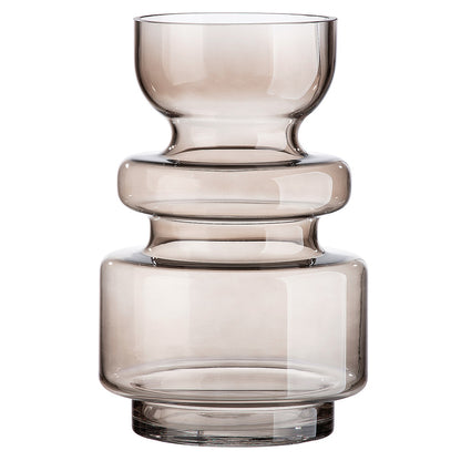 Βάζο ArteLibre Καφέ Γυαλί 17x17.5x25.5cm - Hippiehome.gr