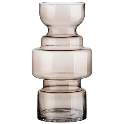 Βάζο ArteLibre Καφέ Γυαλί 16x16x30cm - Hippiehome.gr