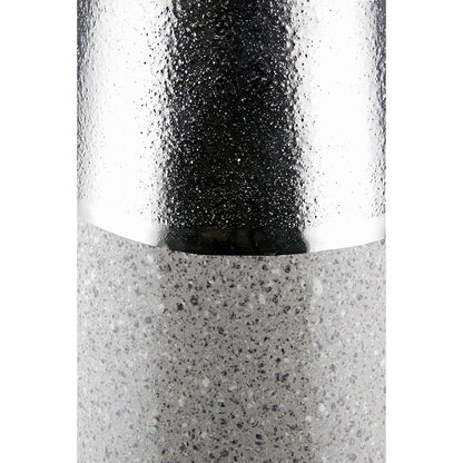 Βάζο ArteLibre Ασημί/Γκρι Κεραμικό 12.5x12.5x28cm - Hippiehome.gr