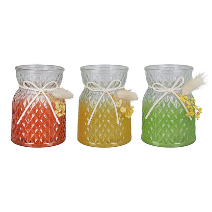 Θήκη Ρεσώ ArteLibre Δοχείο Διάφανο Γυαλί 10x10x13.5cm Σε 3 Αποχρώσεις - Hippiehome.gr