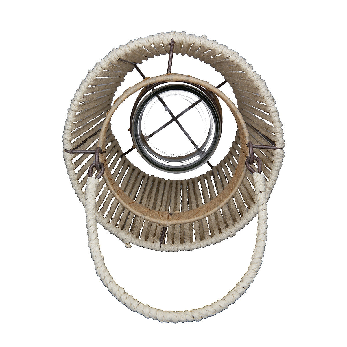 Φανάρι ArteLibre Καφέ Μέταλλο/Χαρτί 28cm - Hippiehome.gr