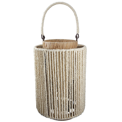 Φανάρι ArteLibre Καφέ Μέταλλο/Χαρτί 28cm - Hippiehome.gr