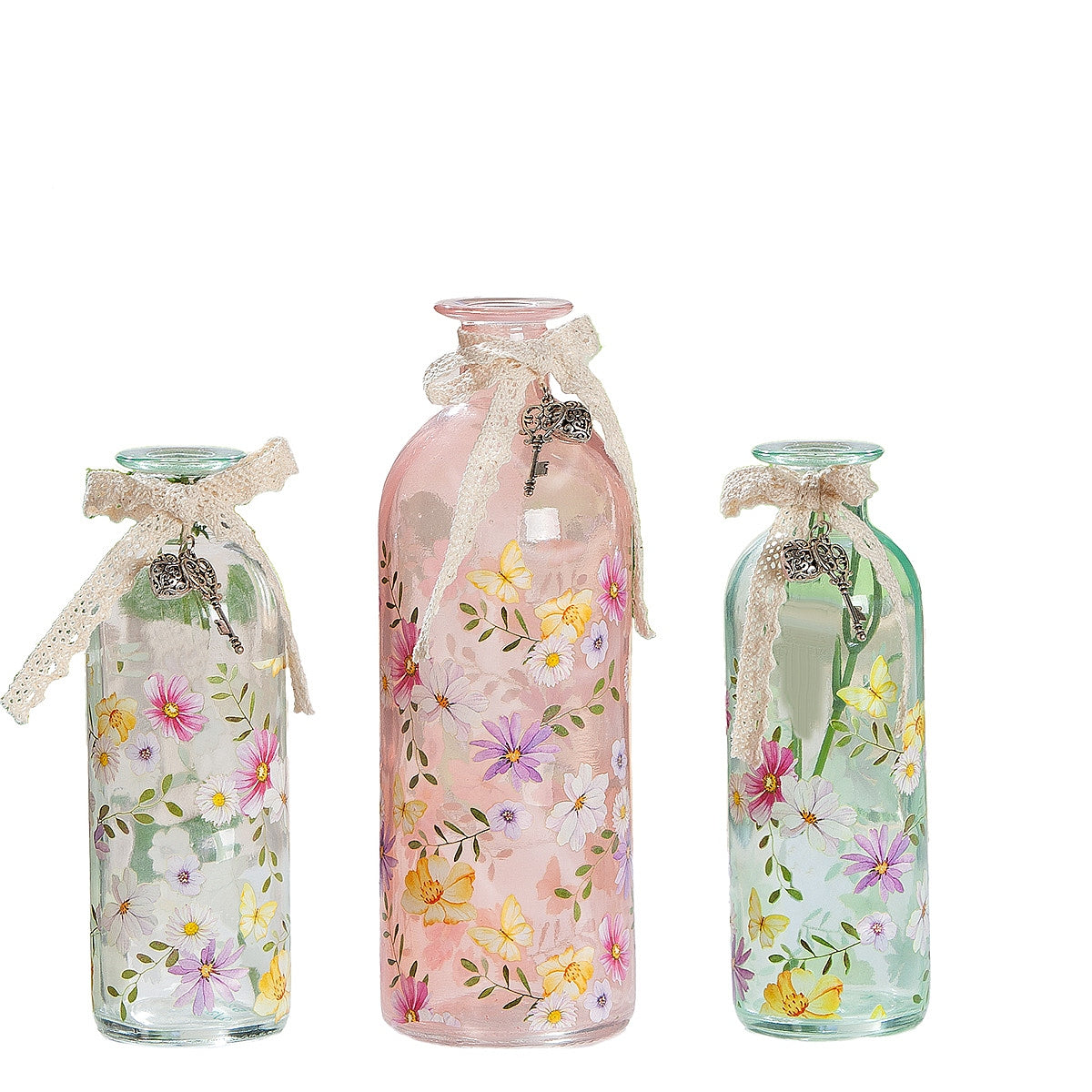 Βάζο ArteLibre Διάφανο Γυαλί 20cm Σε 3 Αποχρώσεις - Hippiehome.gr