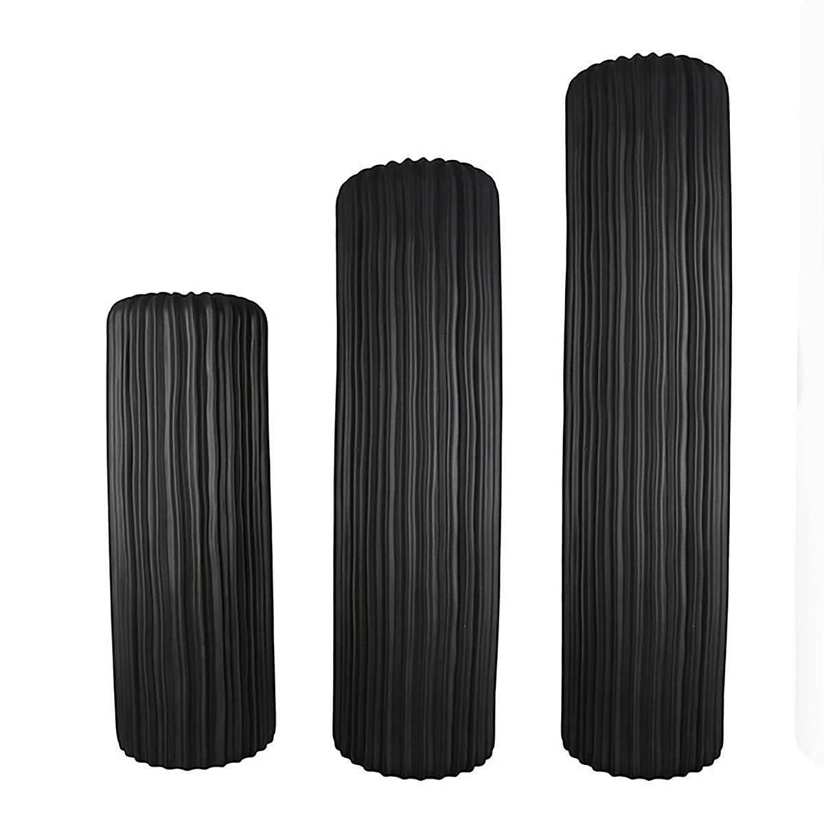 Βάζο ArteLibre Μαύρο Κεραμικό 16x58cm - Hippiehome.gr