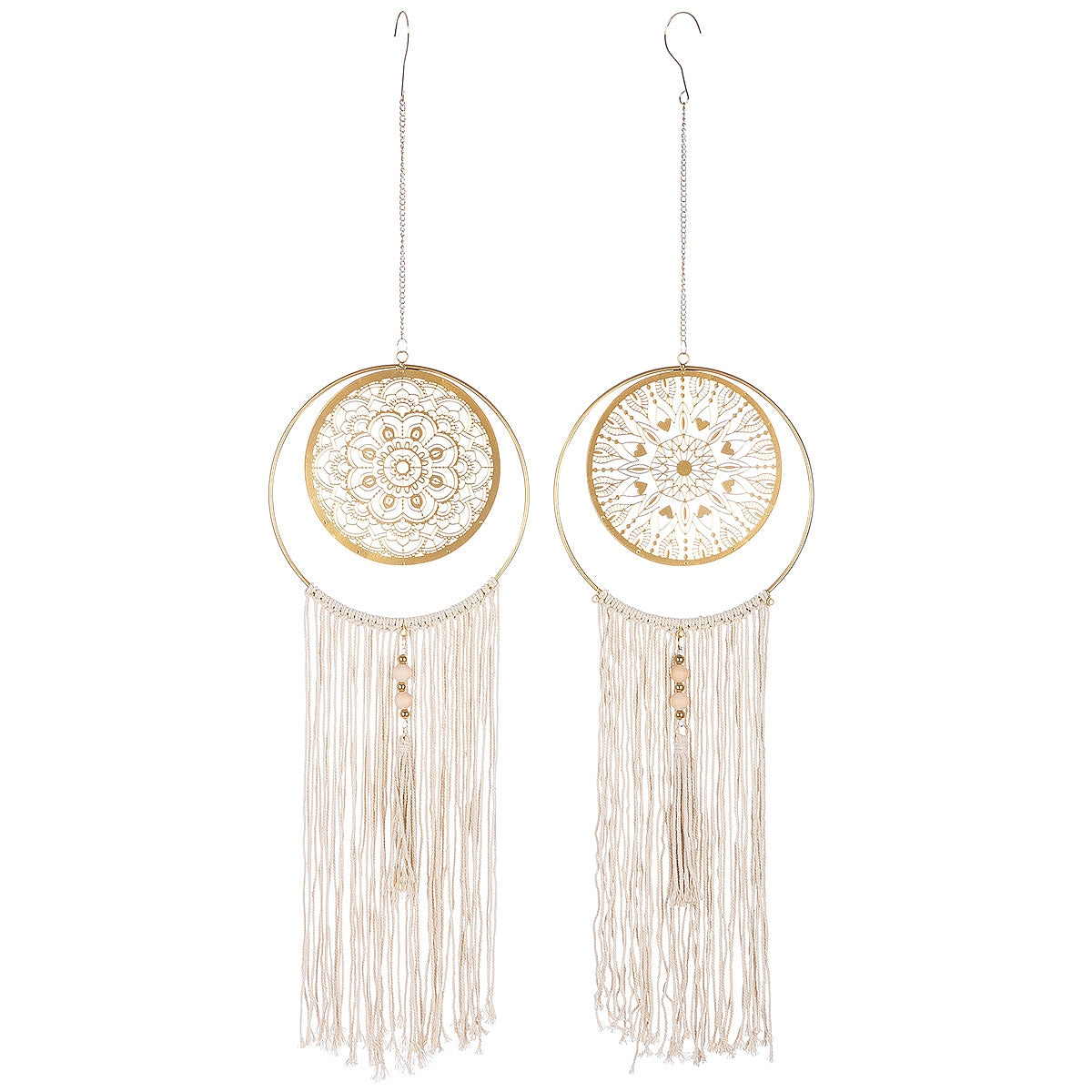 Διακοσμητικό Κρεμαστό ArteLibre Μάτι Χρυσό Μέταλλο/Ύφασμα 24x95cm Σε 2 Σχέδια - Hippiehome.gr